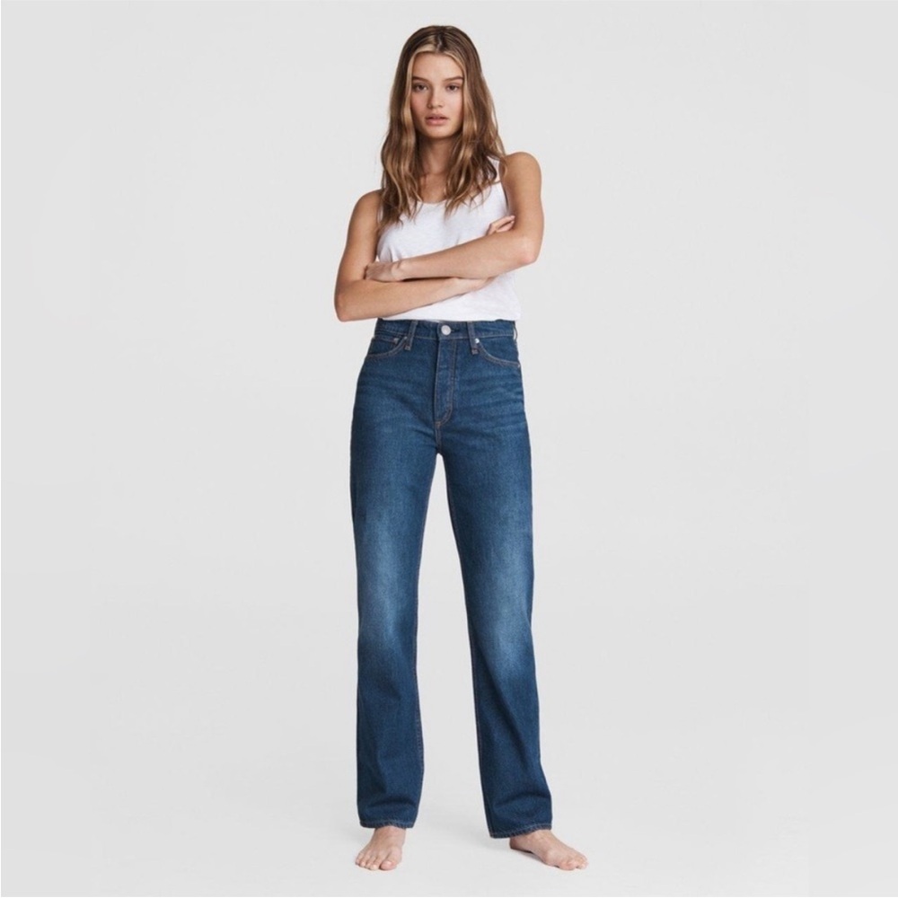 Rag & Bone Alex High-Rise Straight in Stowe Size 26